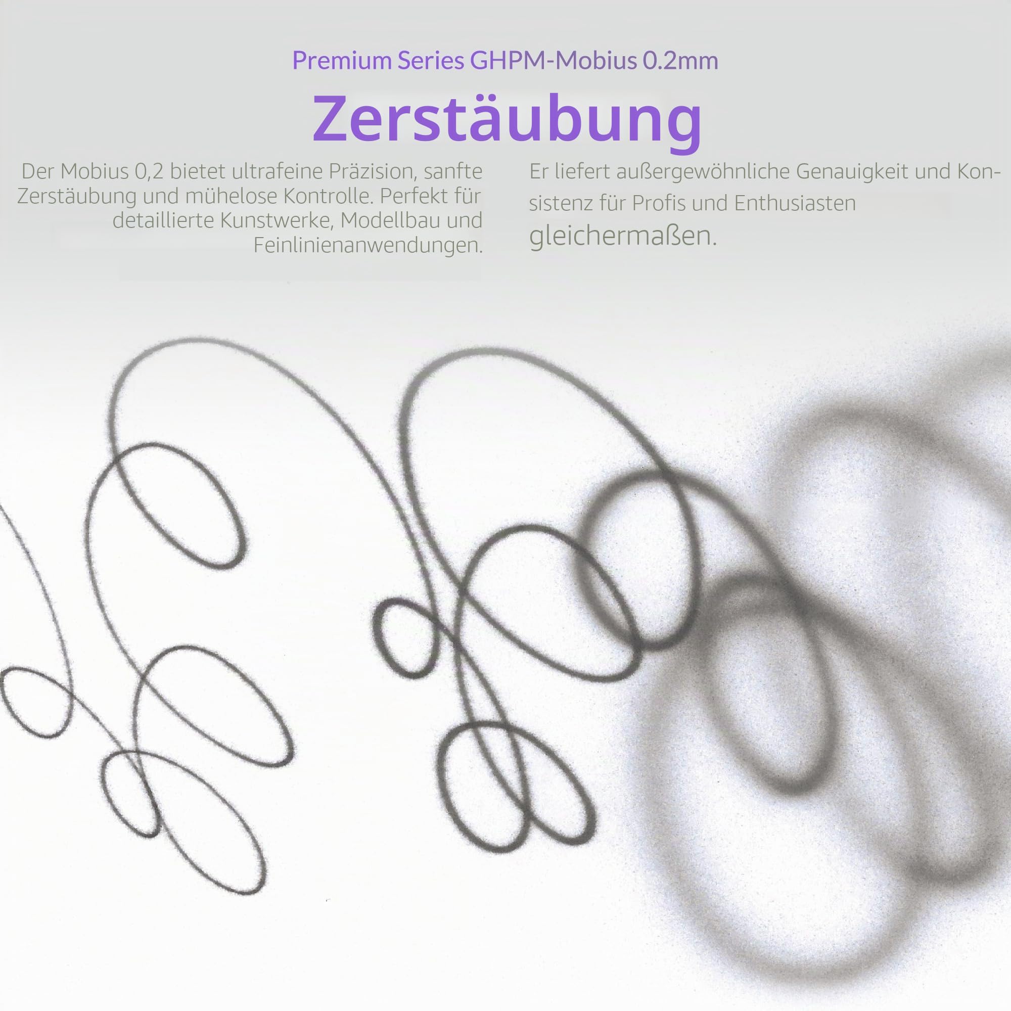 Gaahleri Airbrush Premium Serie GHPM-Mobius 0,2mm
