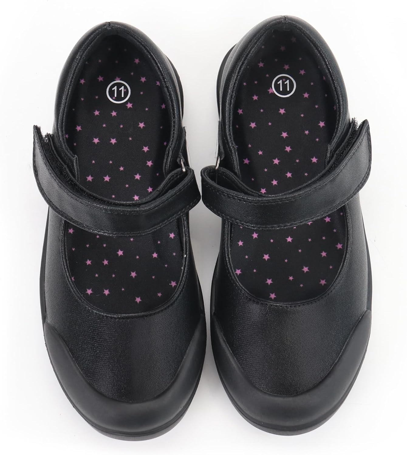 Tobfis Girl's Strap Mary Jane Flats Durable School Uniform Dress Shoes (Toddler/Little Kid/Big Kid/Youth)