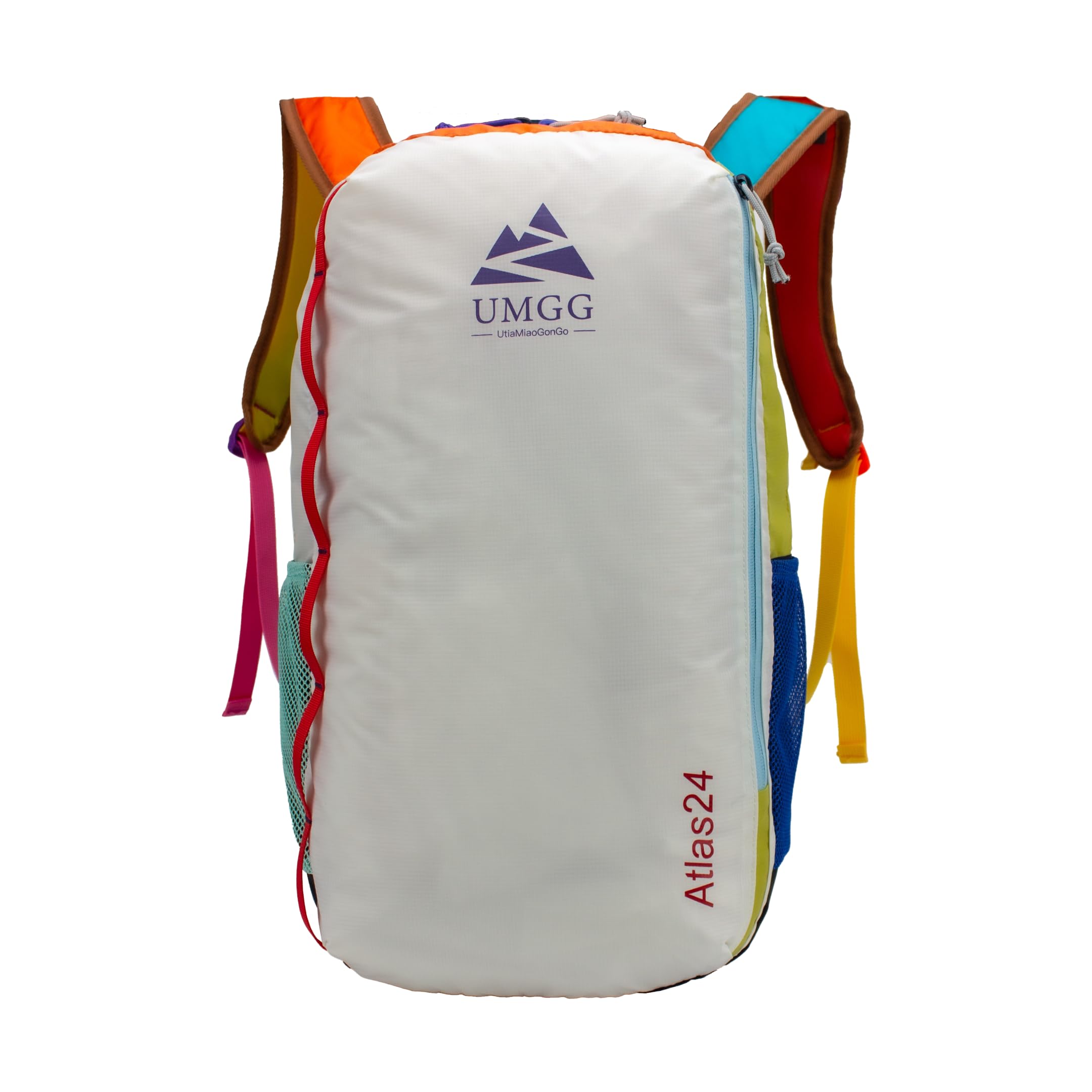 Ultraléger Sac à Dos de Randonnée 24L, Étanche Sac à dos de Voyage pour Femme Homme Sac à Dos Pliable pour les Voyages en Ville, Blanc