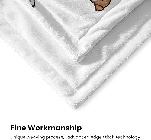 Miniatura 4 de Manta para perro, manta de franela de forro polar ultrasuave y esponjosa, unisex, ligera y cómoda para sofá, sala de estar y campamento, 40 x 50