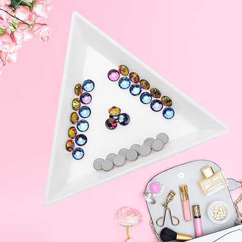 Miniatura 3 de Hot Fix - Diamantes de imitación de cristal con parte trasera plana, gemas de diamantes de imitación de 0.189 in (20 ss, 1440 unidades, azul