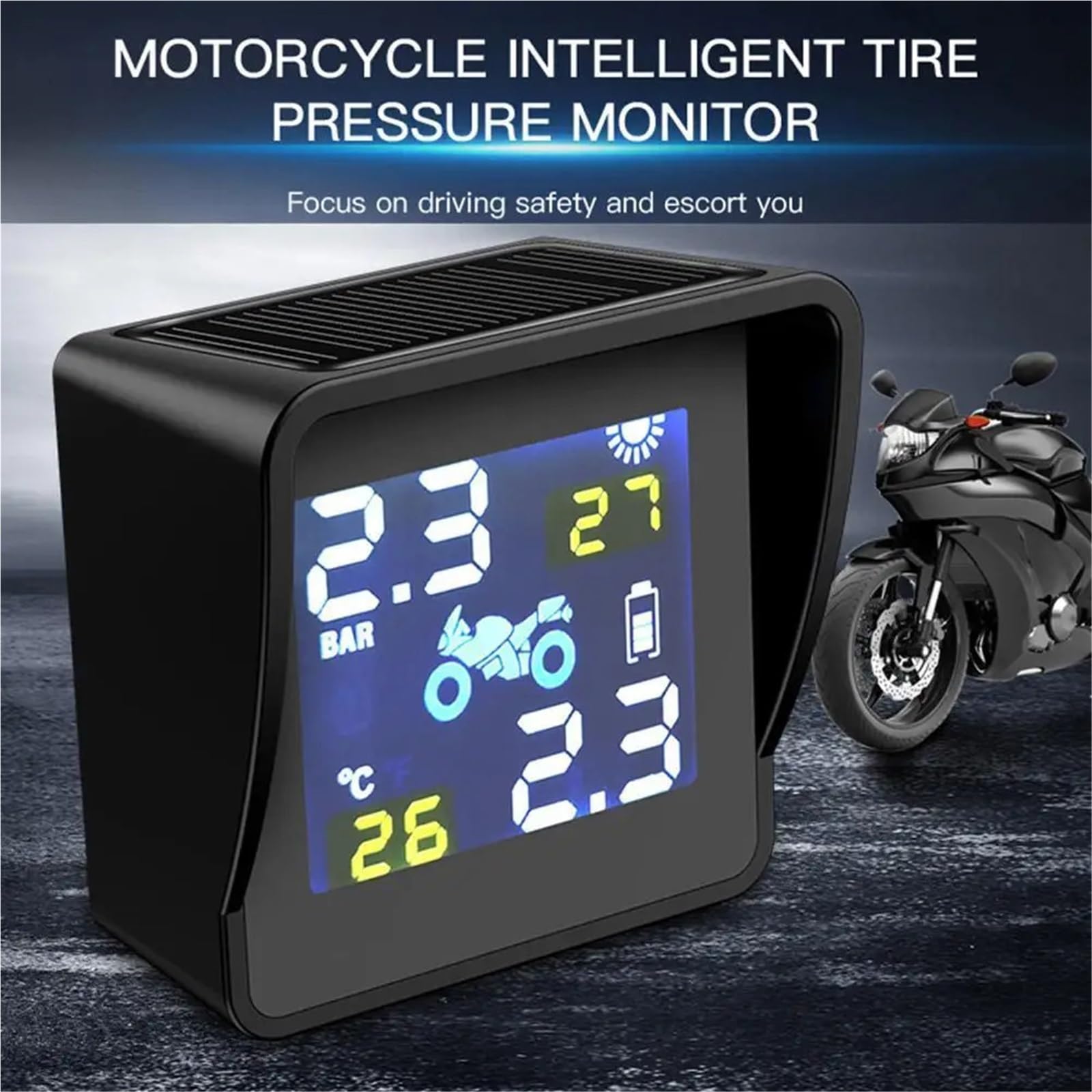 Sensor de Presión de Neumáticos Neumático De Carga Solar TPMS
