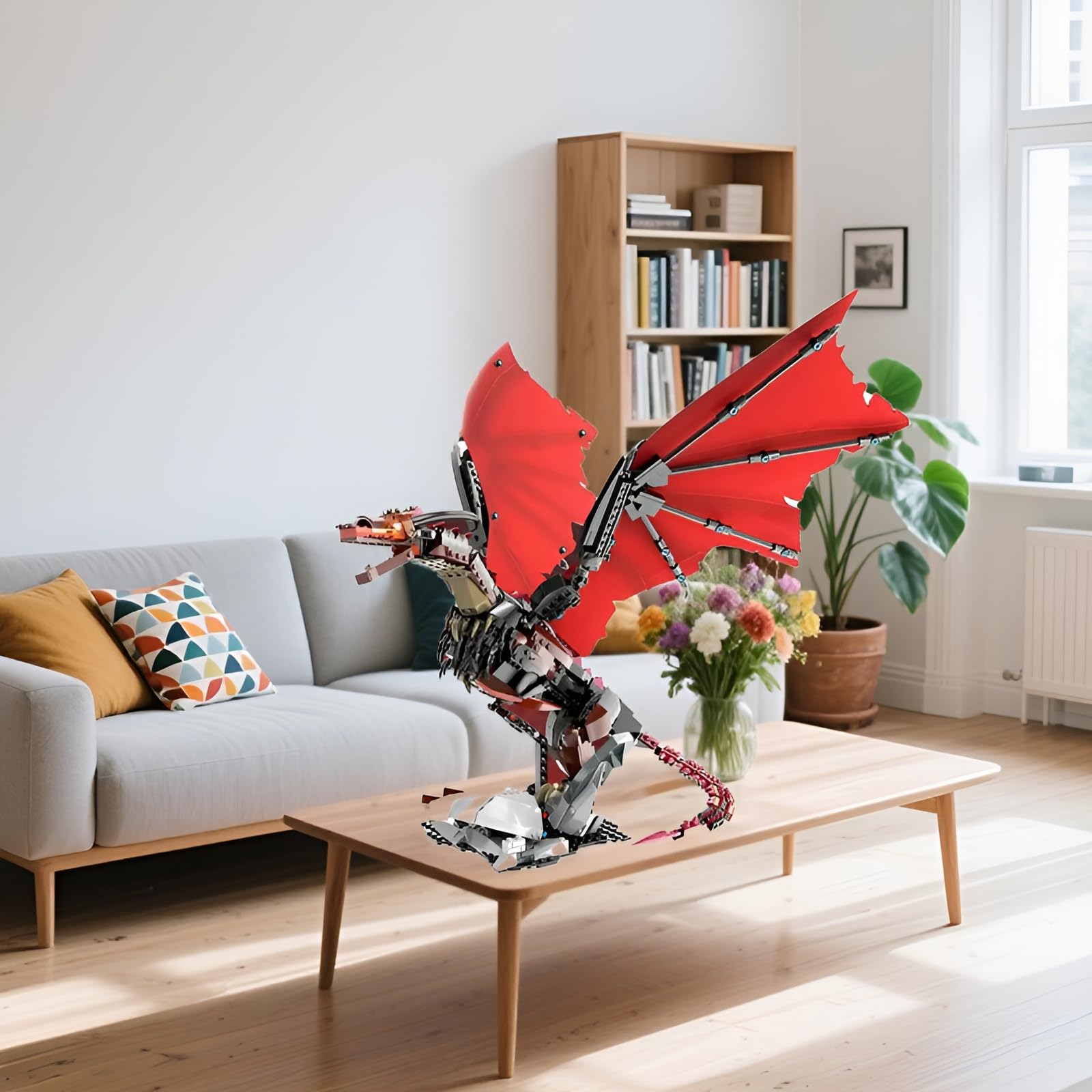 Dragon Building Sets For Adults, Cool Dragon Kit Animal Toys