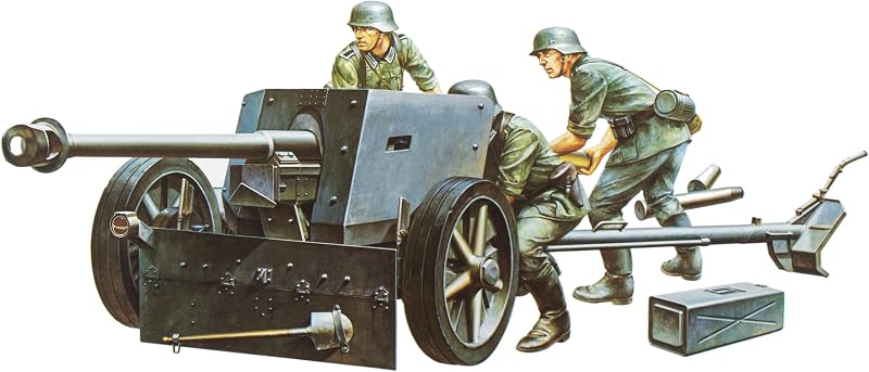 Tamiya Models Kit de modelo alemán Pak 40/L46 ATG de 75 mm