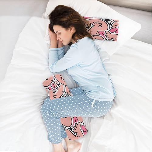 Miniatura 6 de Cartoon Kawaii Orange Ducks Bolster Pillow Covers Neck Roll Pillow Cover Round Pillow Foam for Bed Support Cylinder Pillow Long