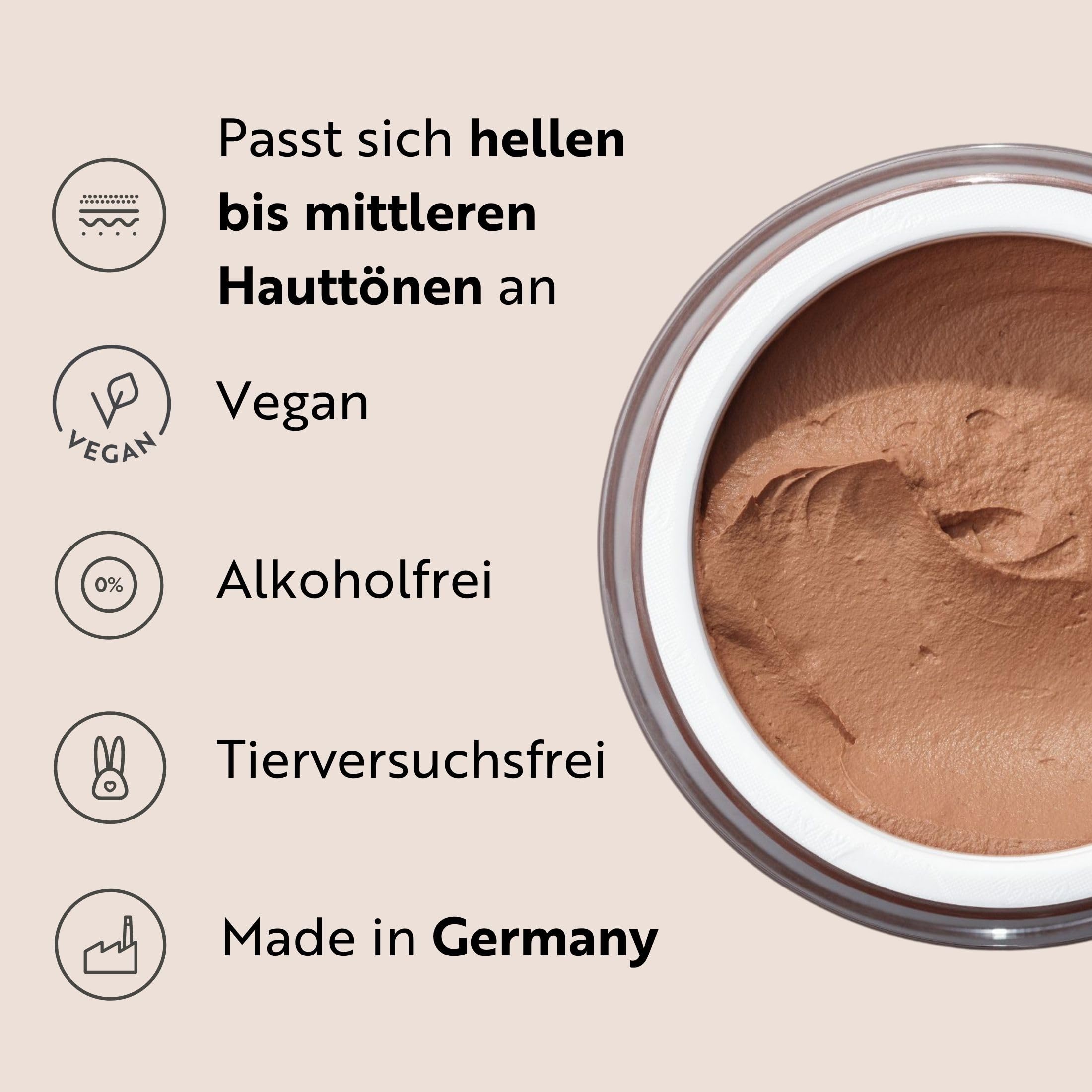 M. Asam Magic Finish Mousse Classic (30ml) und Make-up Schwamm