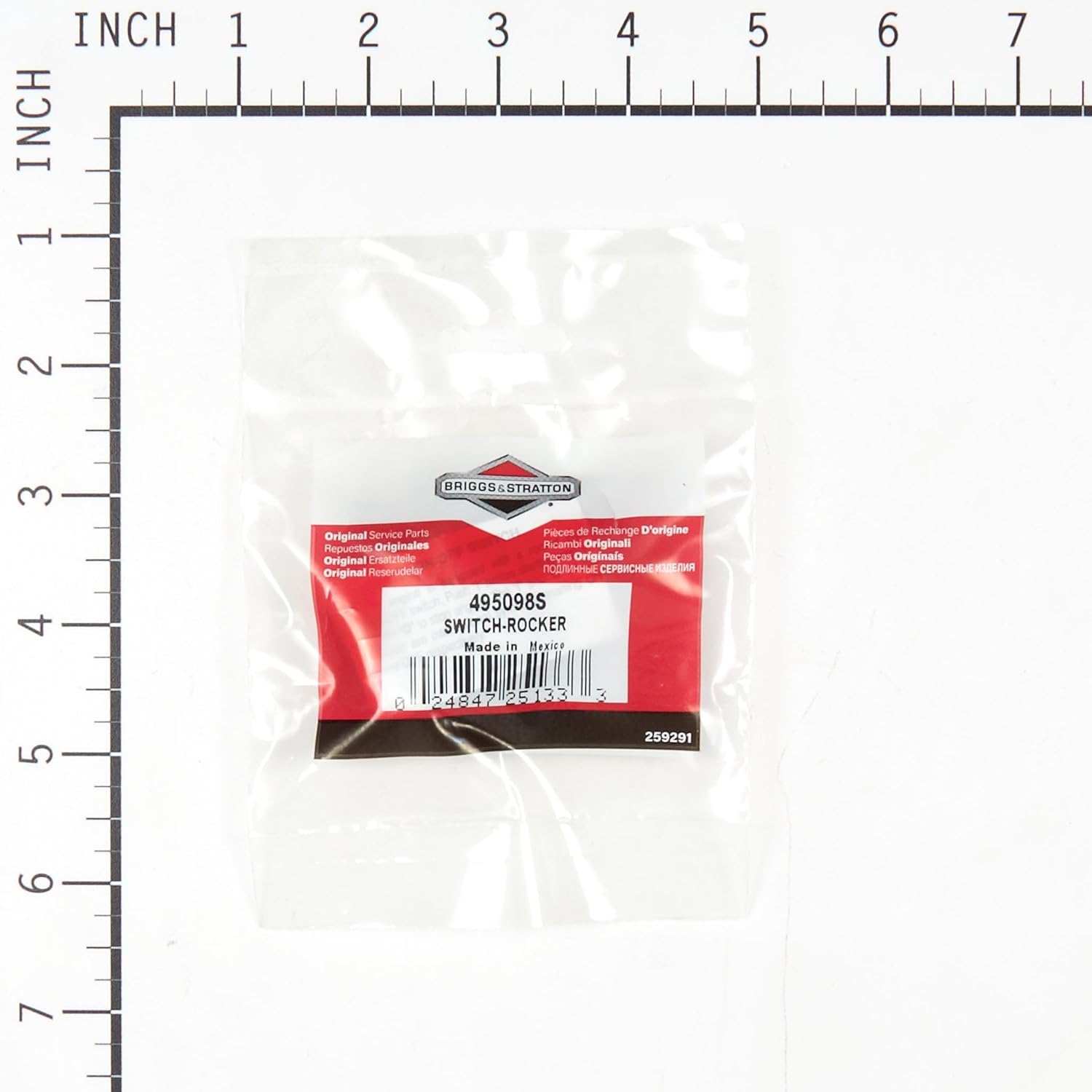 Briggs & Stratton 495098S Rocker Switch Replaces 495098