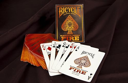 Miniatura 1 de Bicycle 1034622 Bicycle Elements Series Fire Juego de cartas