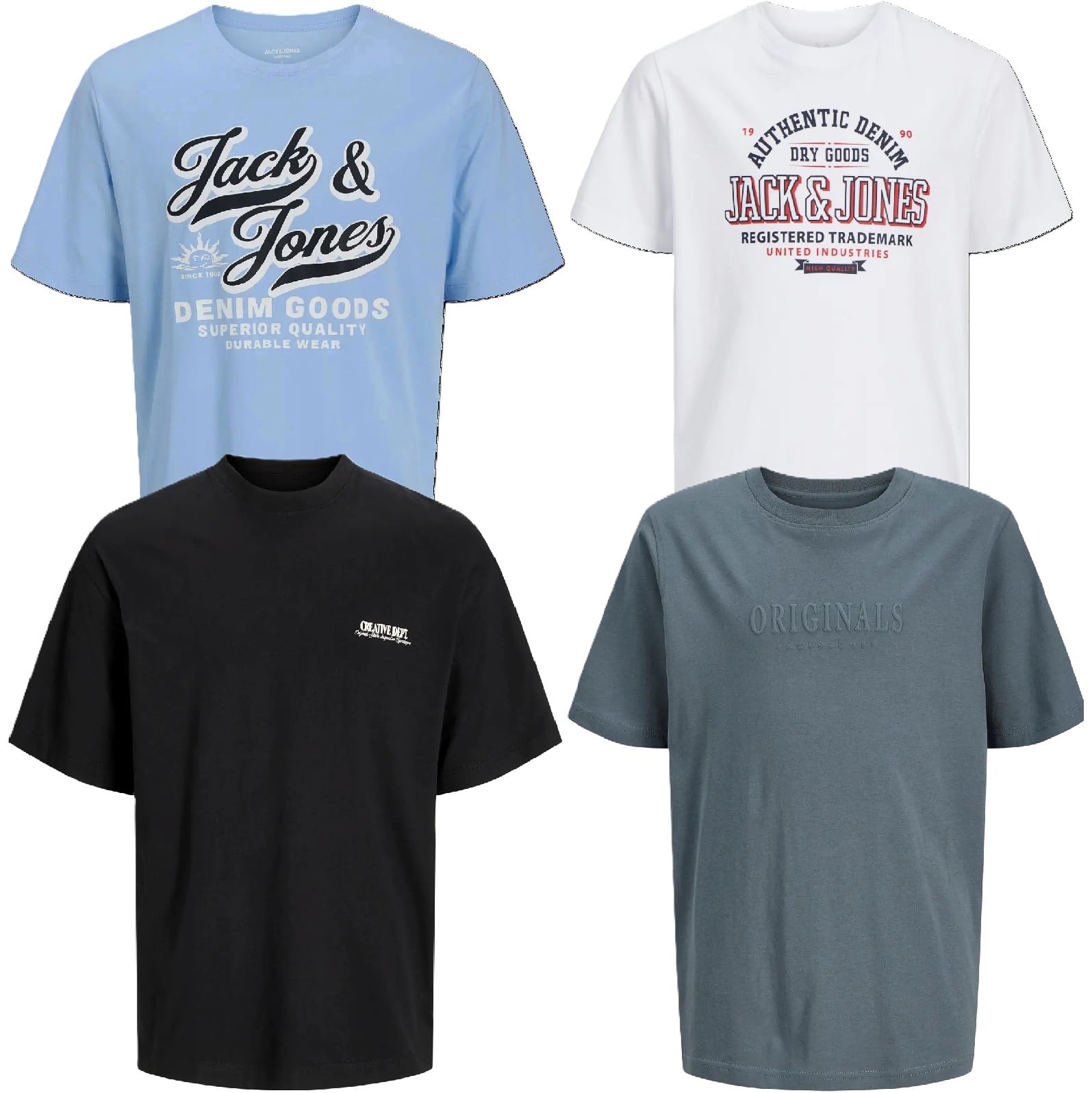 JACK & JONES Junior - Felpa con cappuccio per bambini, con cappuccio