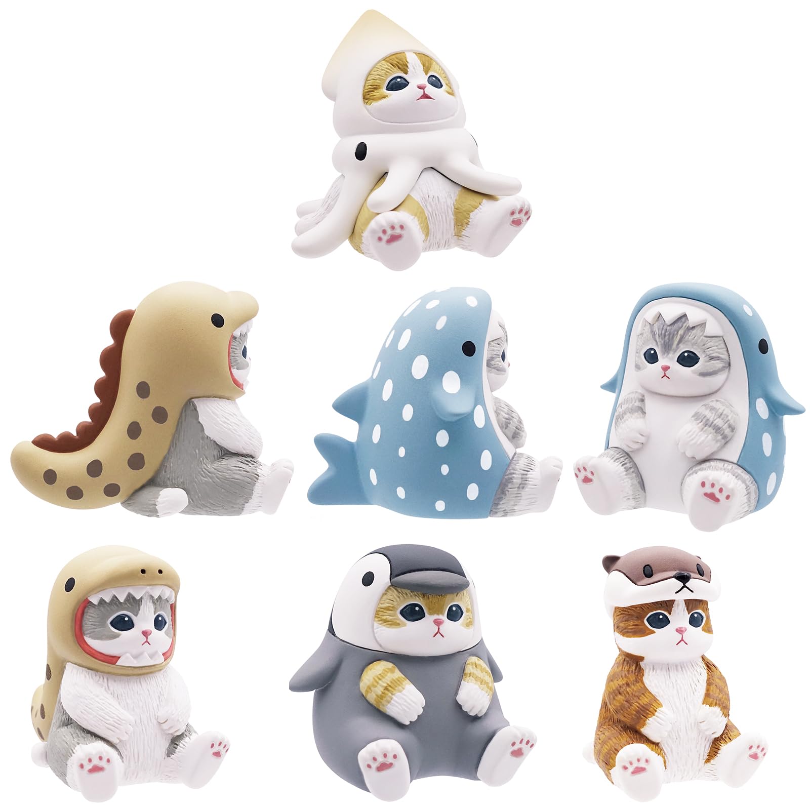 Amazon.com: Kitan Club Mofusand Sitting Aquarium Cat Blind Box-1