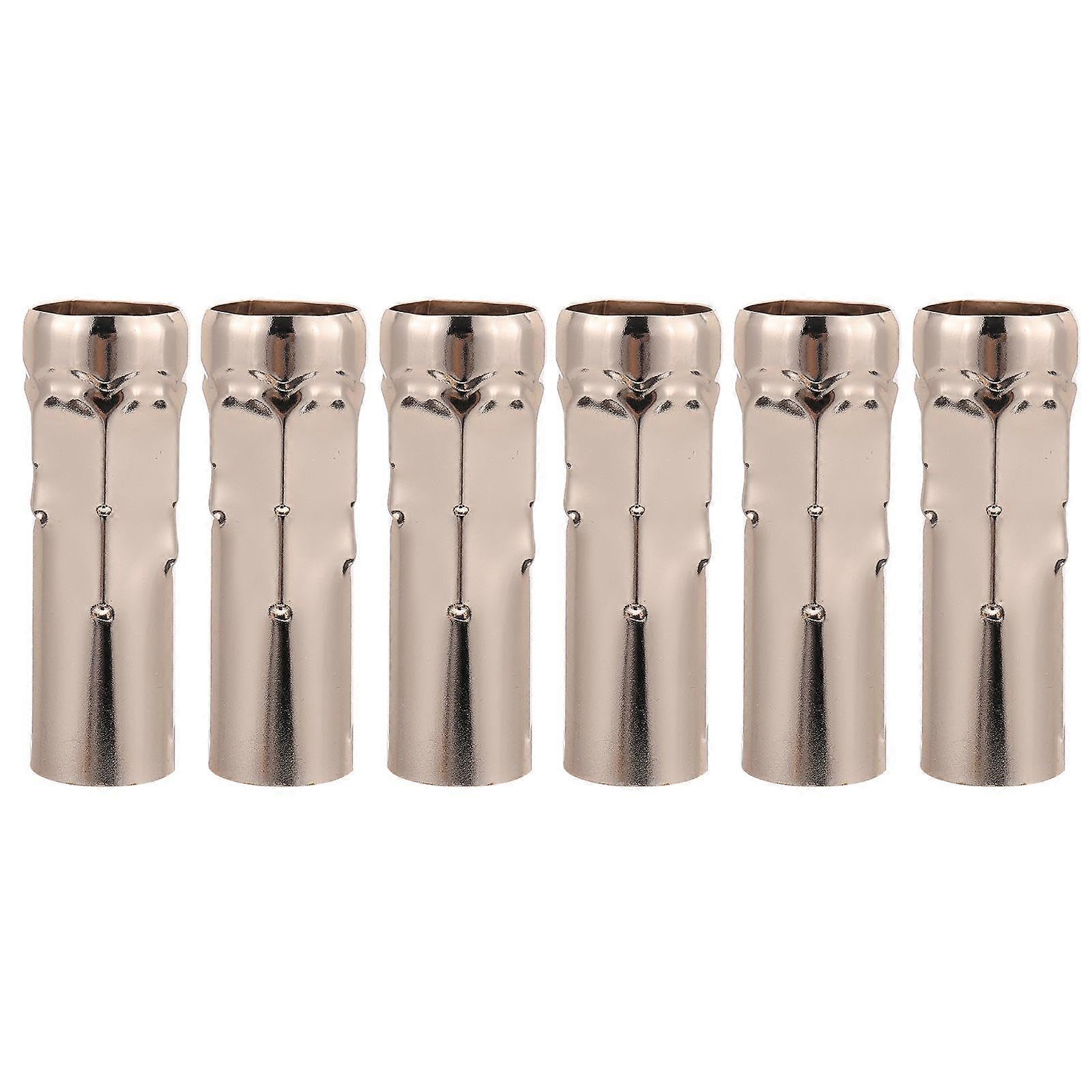 Joyhappst Image Color 6Pcs Chandelier Candle Sleeves E14 Candle Socket Covers Candelabra Base Covers