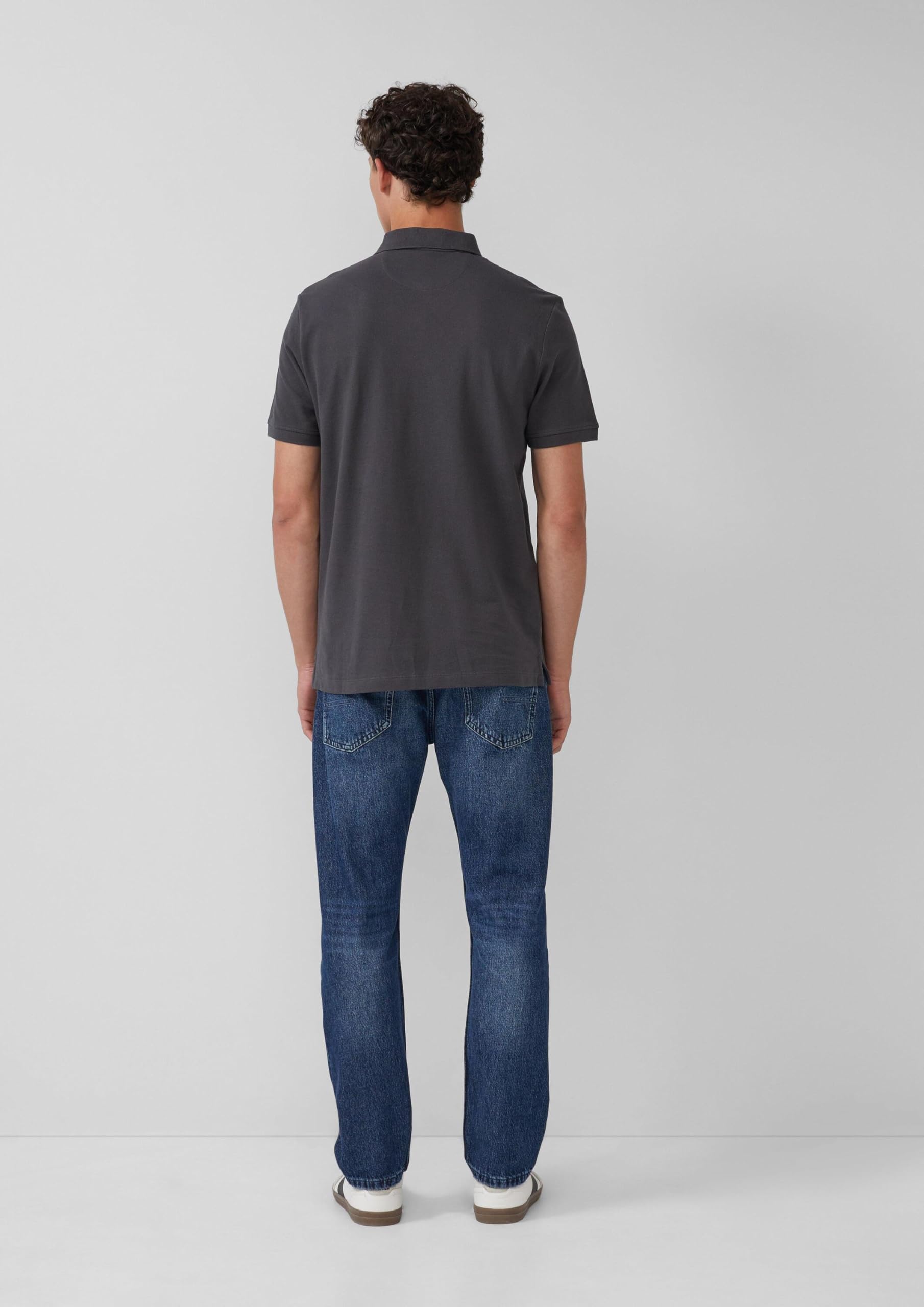 s.Oliver Herren Poloshirt aus Piqué mit Logo im Doppelpack Polohemd