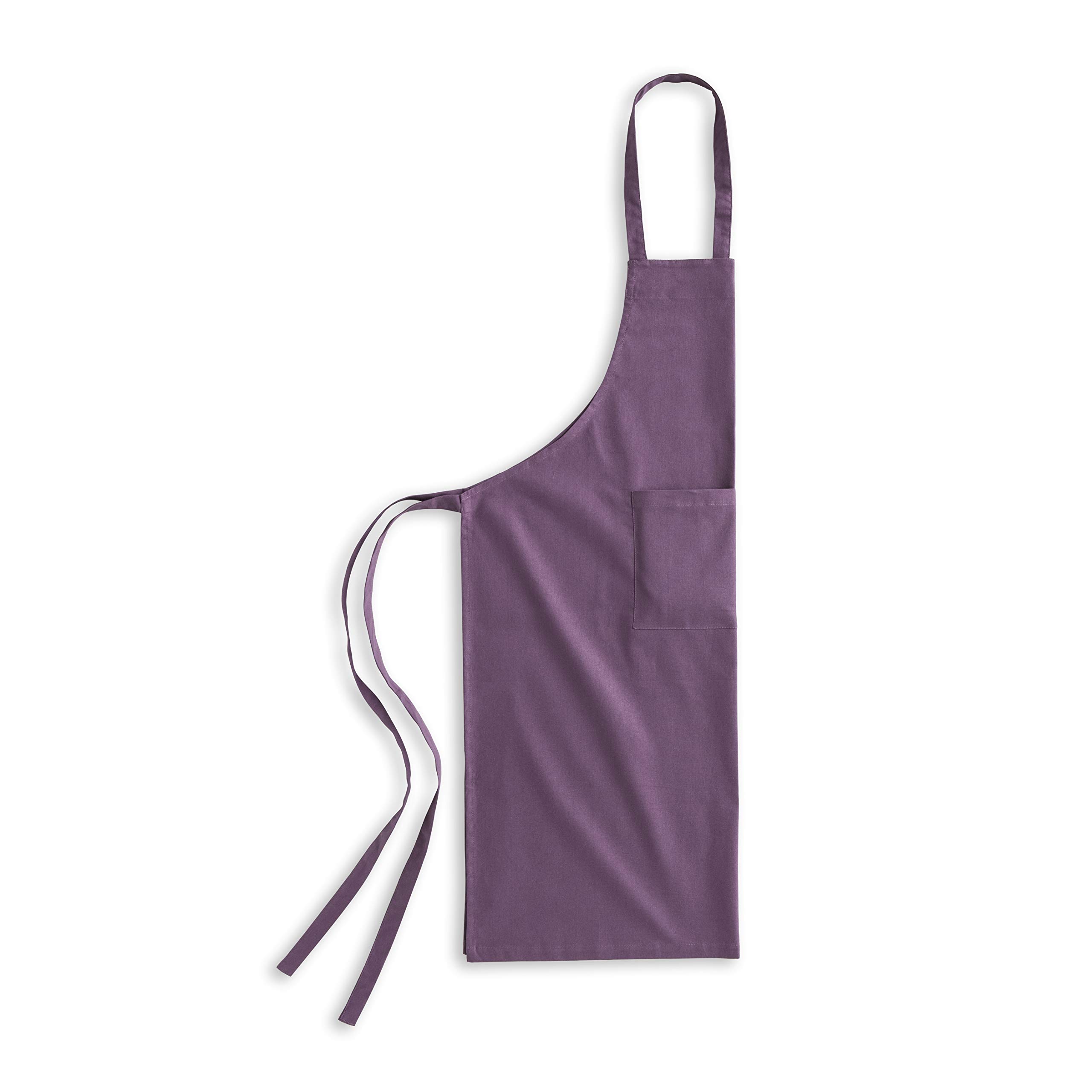 TODAY 257511 Cotton Apron, 79 X 104 Cm, Cotton, Réglisse/Noir, 79x104 Cm