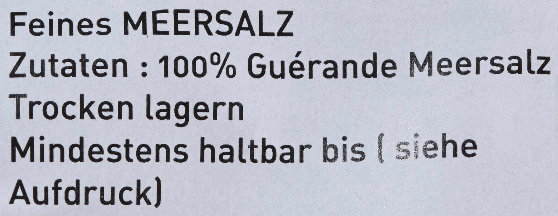 Le Guerandais Feines Meersalz Standbeutel, 3er Pack (3 x 500 g)