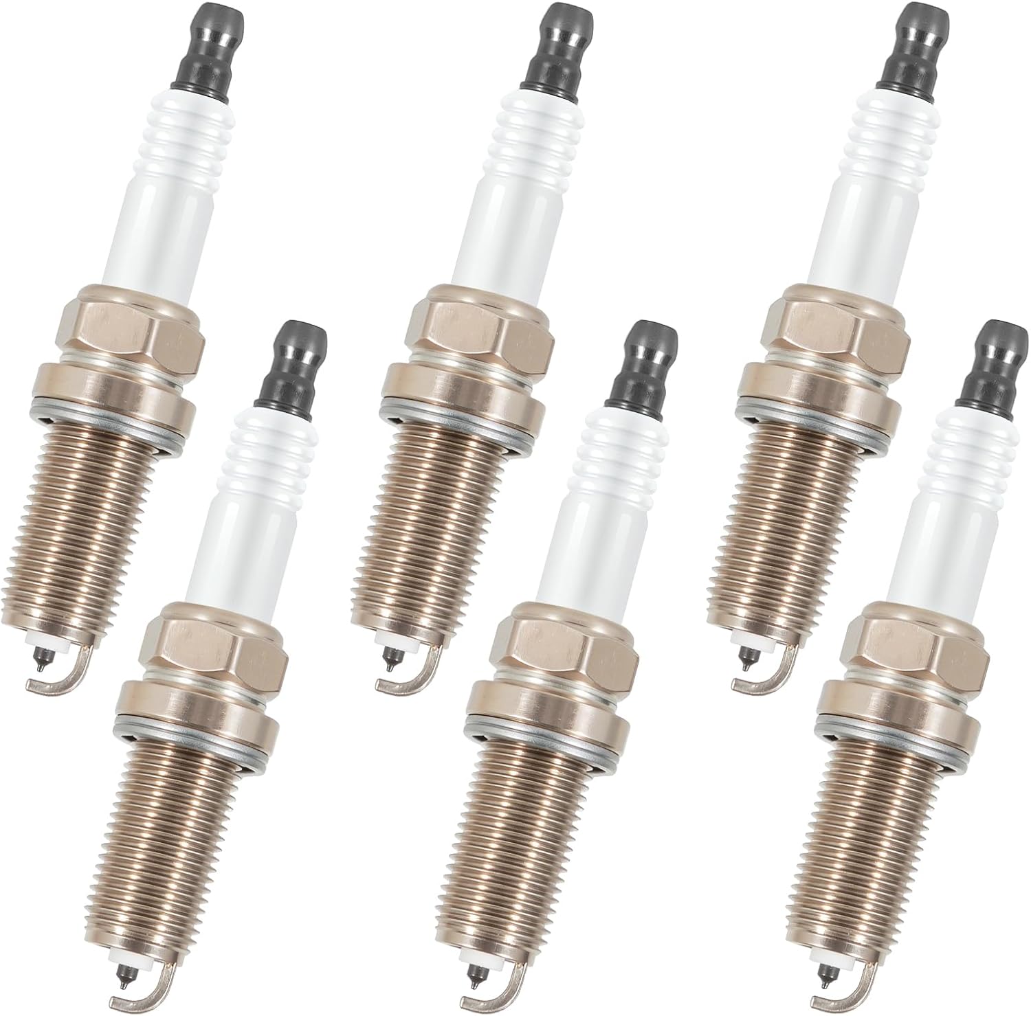 Iridium Spark Plugs 16 Pack 4469 LFR5AIX-11 - Compatible with Chrysler Dodge Jeep Ram Infiniti Nissan Fits for 2002 2003 2004 2005 2006 Replaces BY481LFR5A, MZ602090