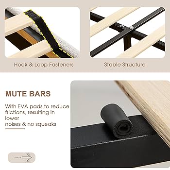 福朗　ページ Amazon.com: VECELO Full Size Beds Upholstered Platform Bed