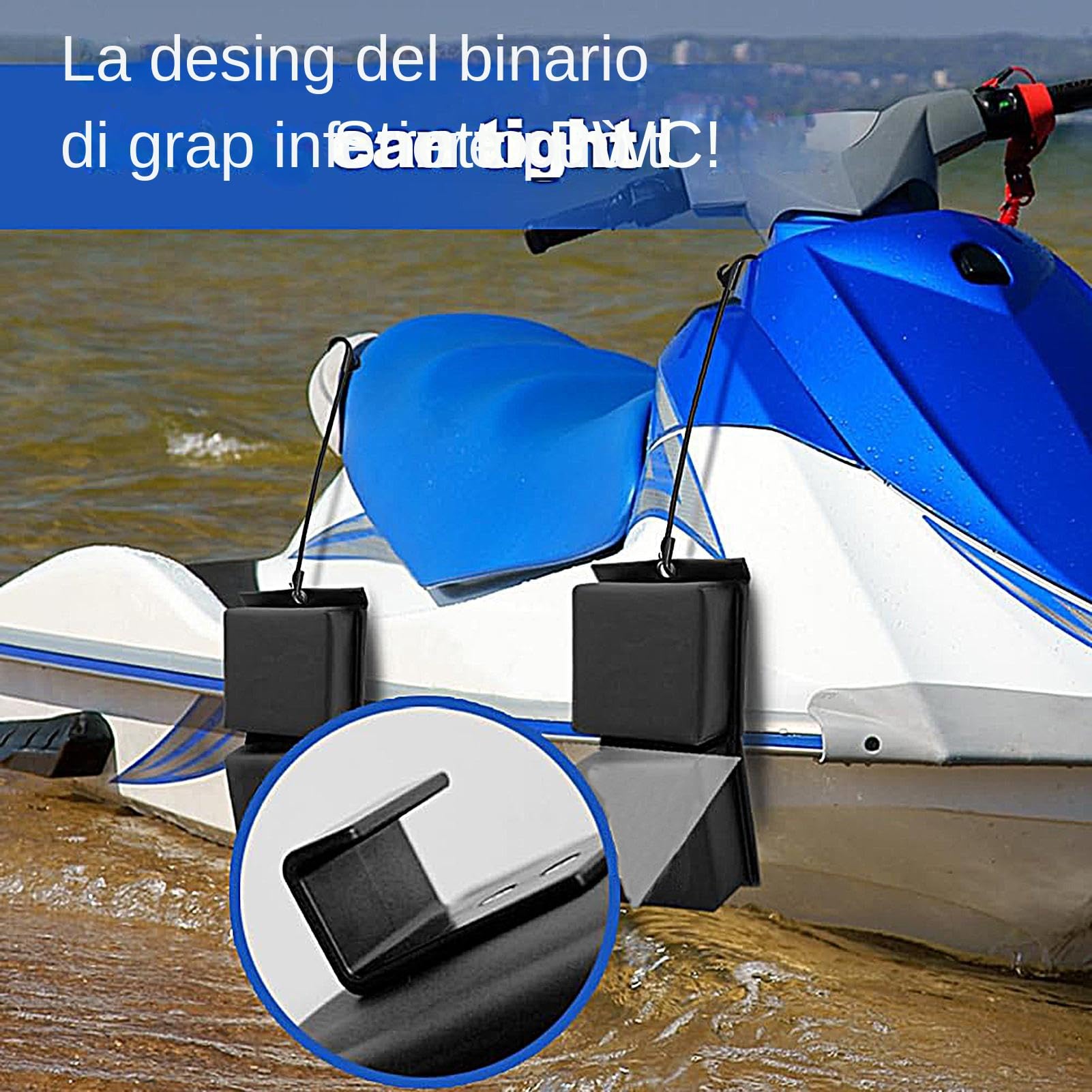 Parabordi per barche - Paraurti per pontile ammortizzanti, protezione marina piatta, protezioni gonfiabili per barche a motore Yacht a pontone Case galleggianti da Wakeboard | Attrezzatura di si