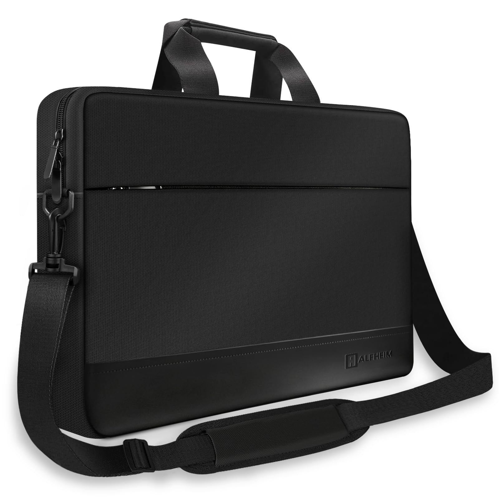 Alfheim 17-17,3 pouces Sacoche pour Ordinateur Portable Épaule, Léger Imperméable pour Affaires/Travail Ultrabook Bandoulière Housse, Compatible avec 17/17,3 pouces Lenovo HP Dell Acer ASUS