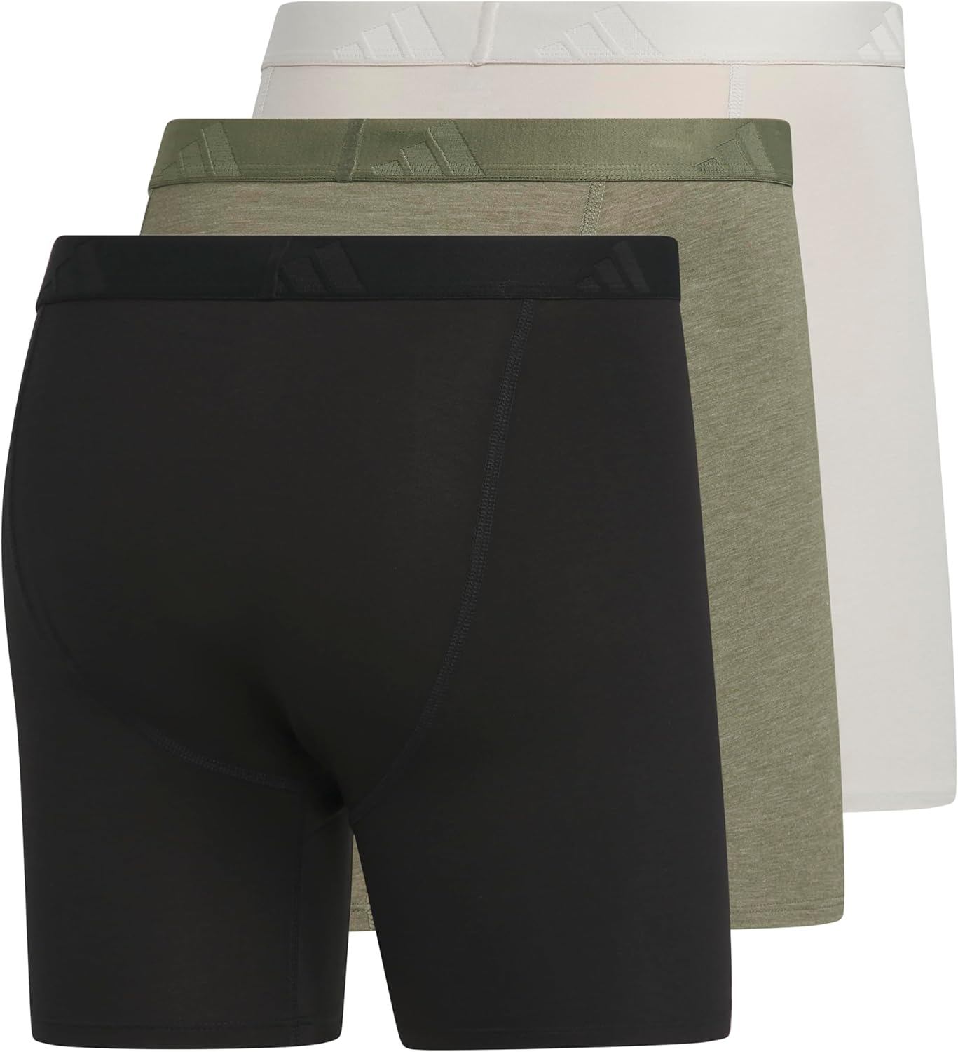 adidas mens Boxer Brief Underwear (3-pack) Luxe Comfort Ultra Soft Rayon Blend - Image 6