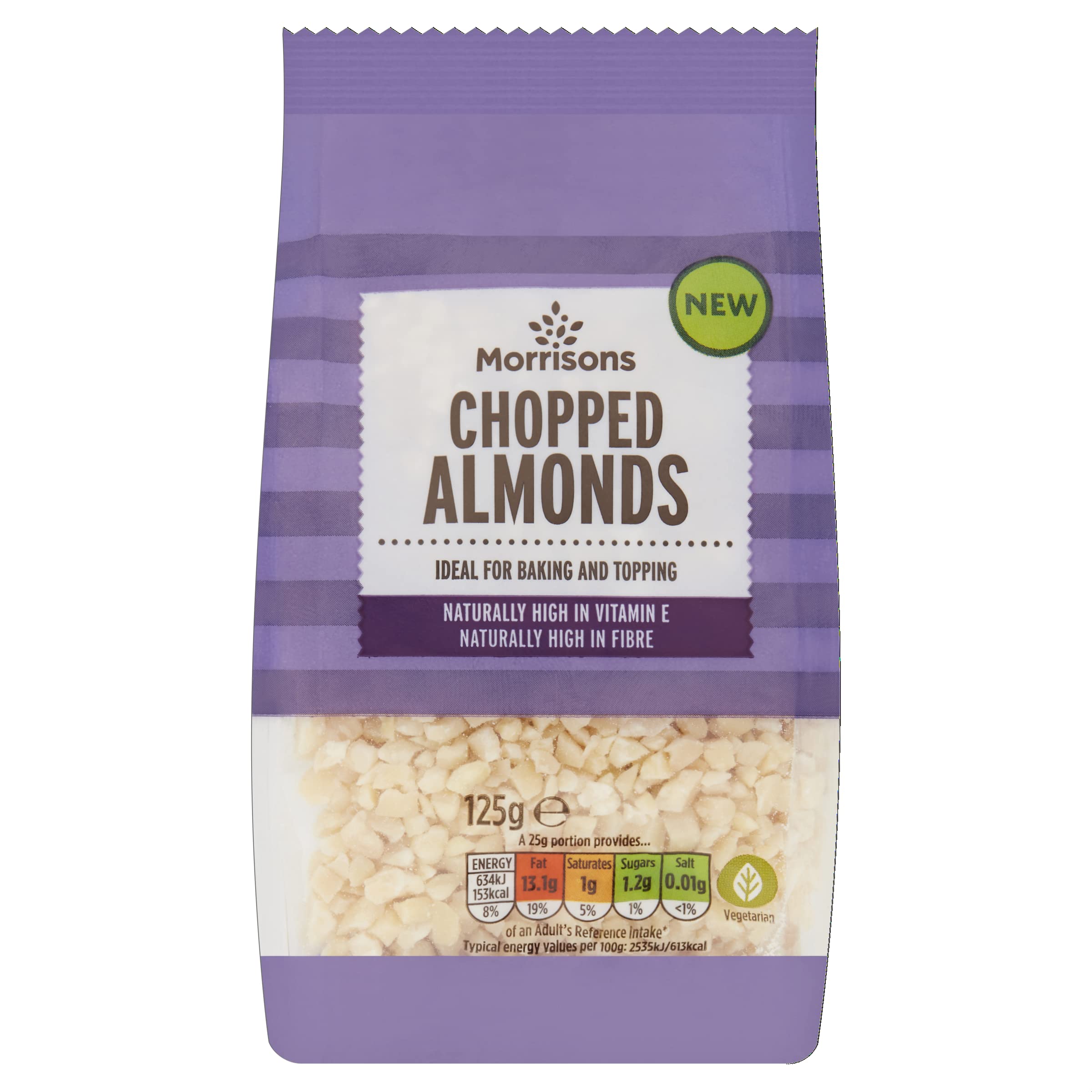Morrisons Chopped Almonds 125g