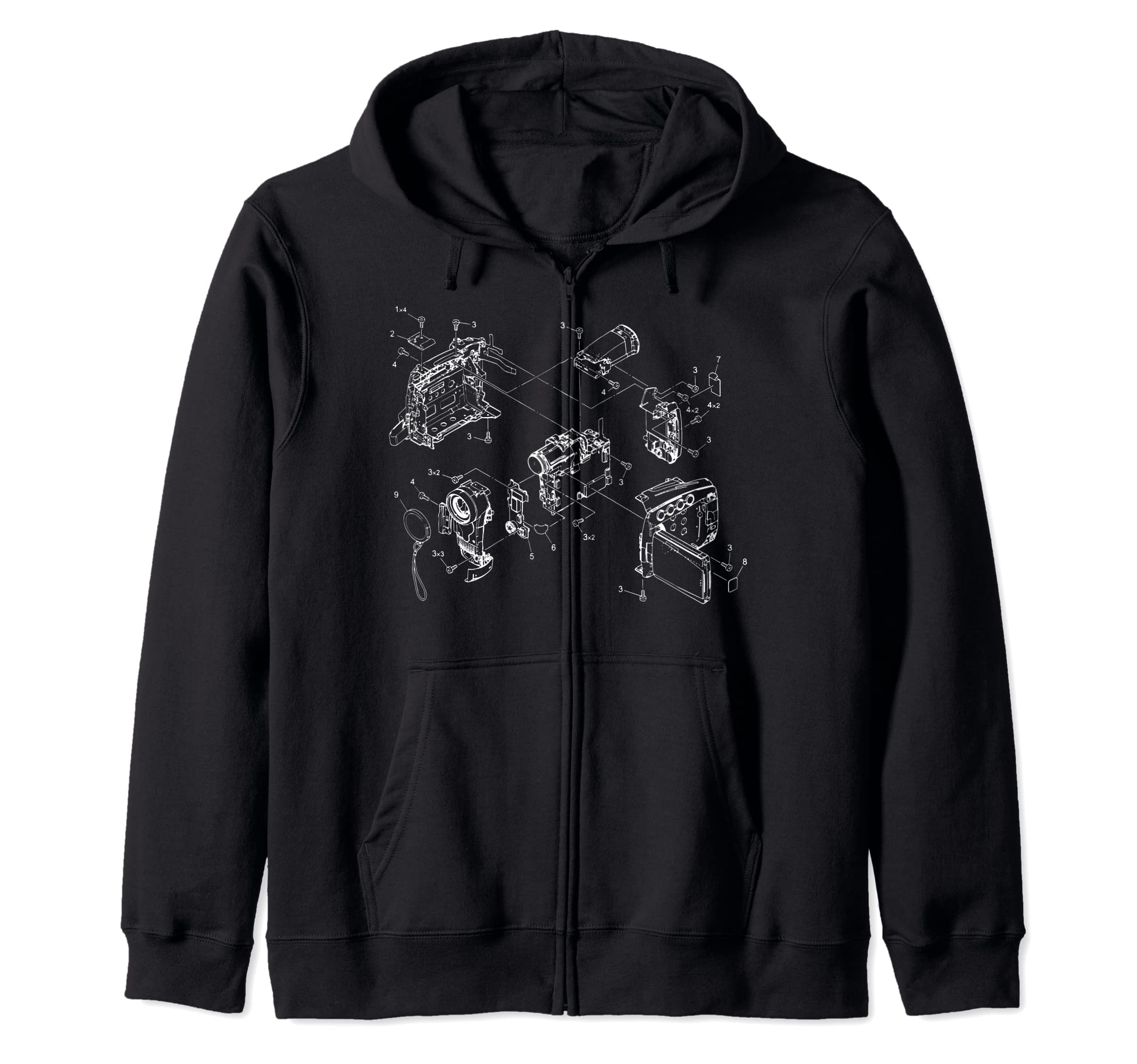 【2plan】Recording star hoodie Alexander Wang Gray Oversize Star Logo-Print Zip-Up Hoodie