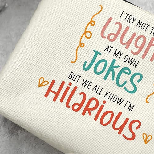 Miniatura 5 de Regalos divertidos bolsa de maquillaje sarcástica broma bolsa de cosméticos regalos para mujeres, mamá, tía, enfermera, jefe, compañera de trabajo,