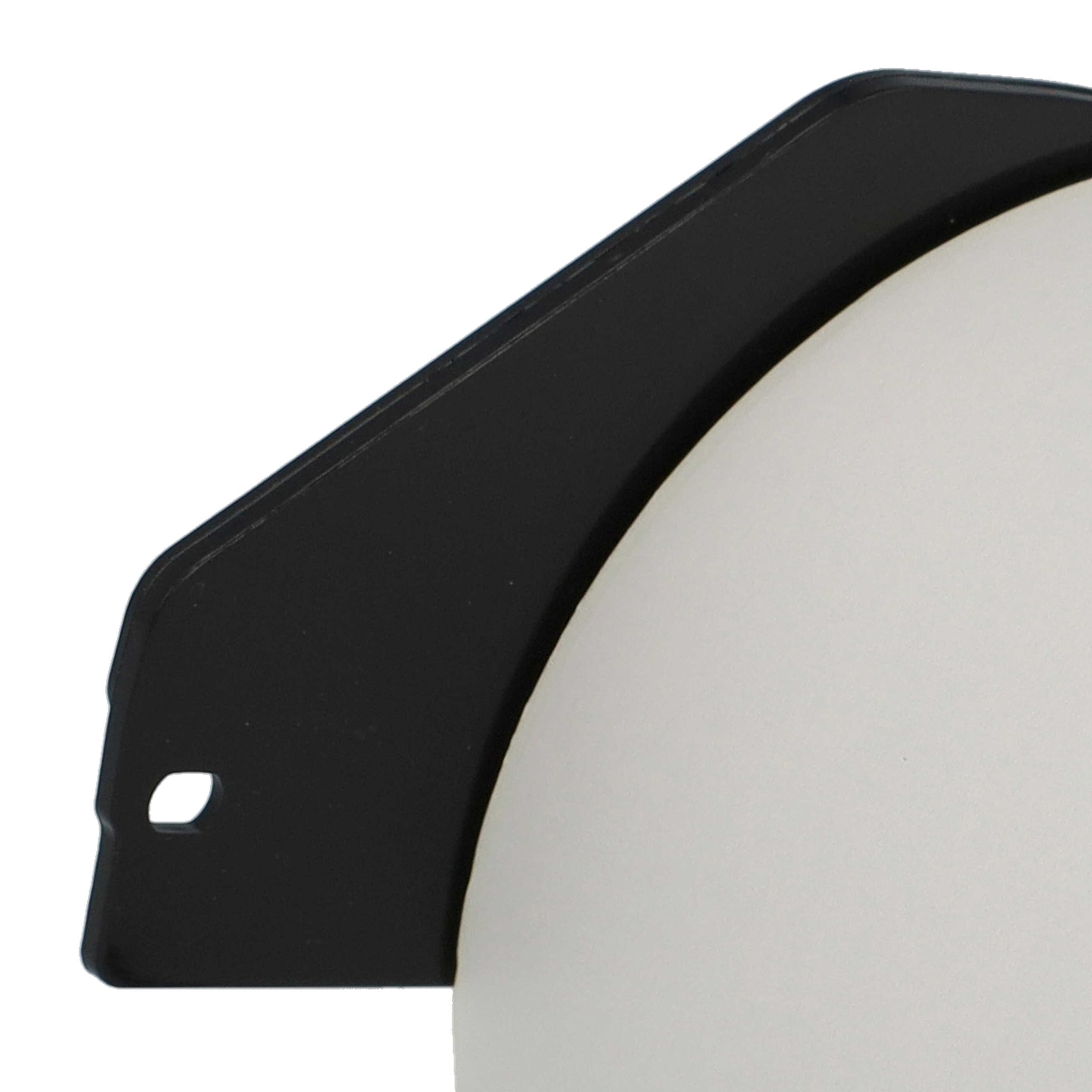 vhbw 5x Rouleau d'étiquettes + support 62mm x 30,48m remplacement Brother DK-44205 étiqueteuse détachable