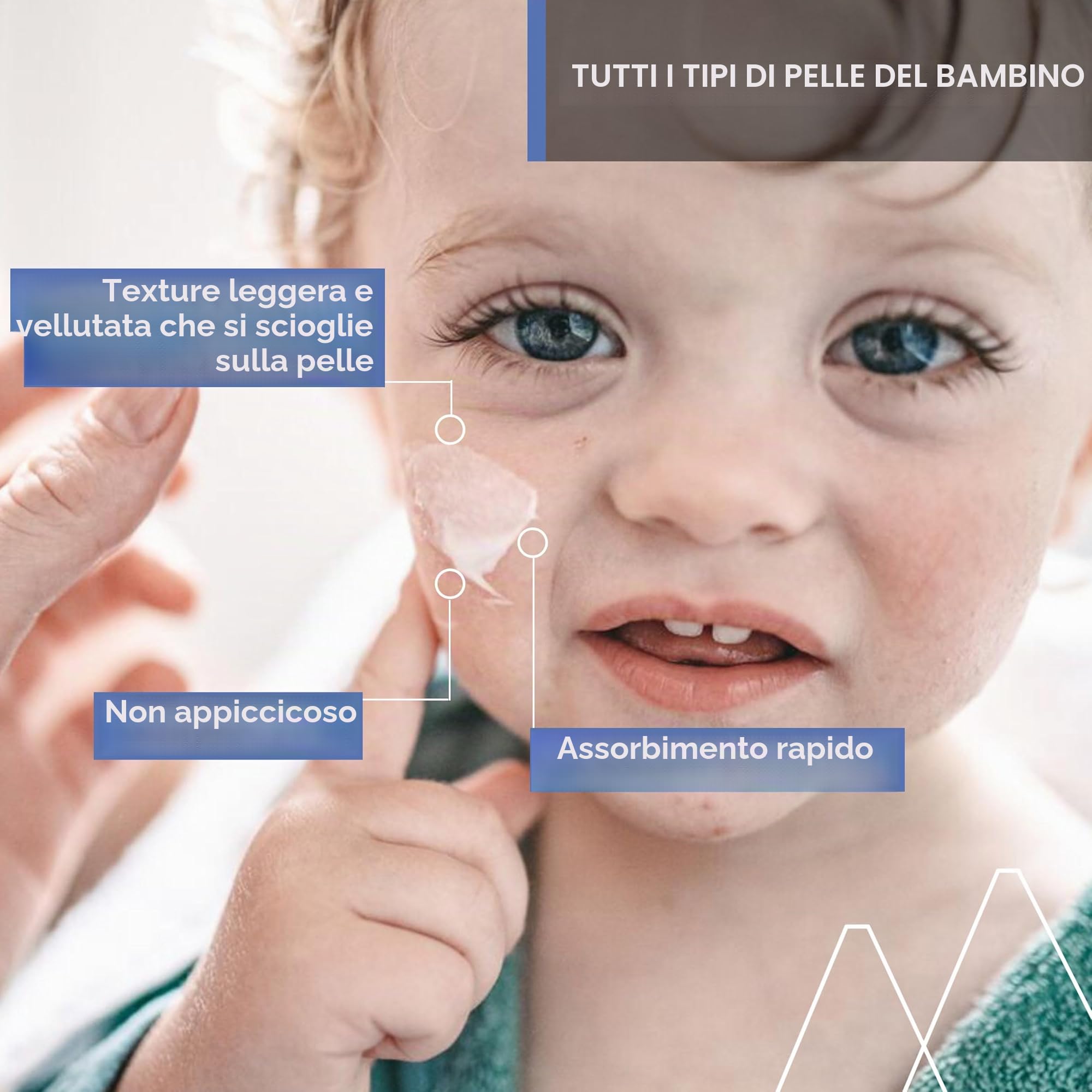 Uriage Bébé Crema Idratante Viso con Stella Alpina Bio e Burro di Karité 40ml