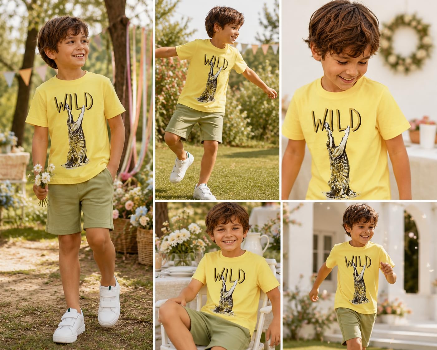 Generico Mayoral Completo Bambino T-Shirt e Bermuda in Cotone – Set Estivo Due Pezzi con Maglietta Manica Corta e Pantaloncini Casual, 3-9 Anni Attività Outdoor 3674, 3660