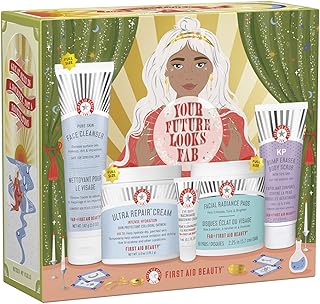 Sponsored Ad - First Aid Beauty Your Future Looks FAB Gift Set – Head to Toe Effective Brightening + Smoothing Solutions –...