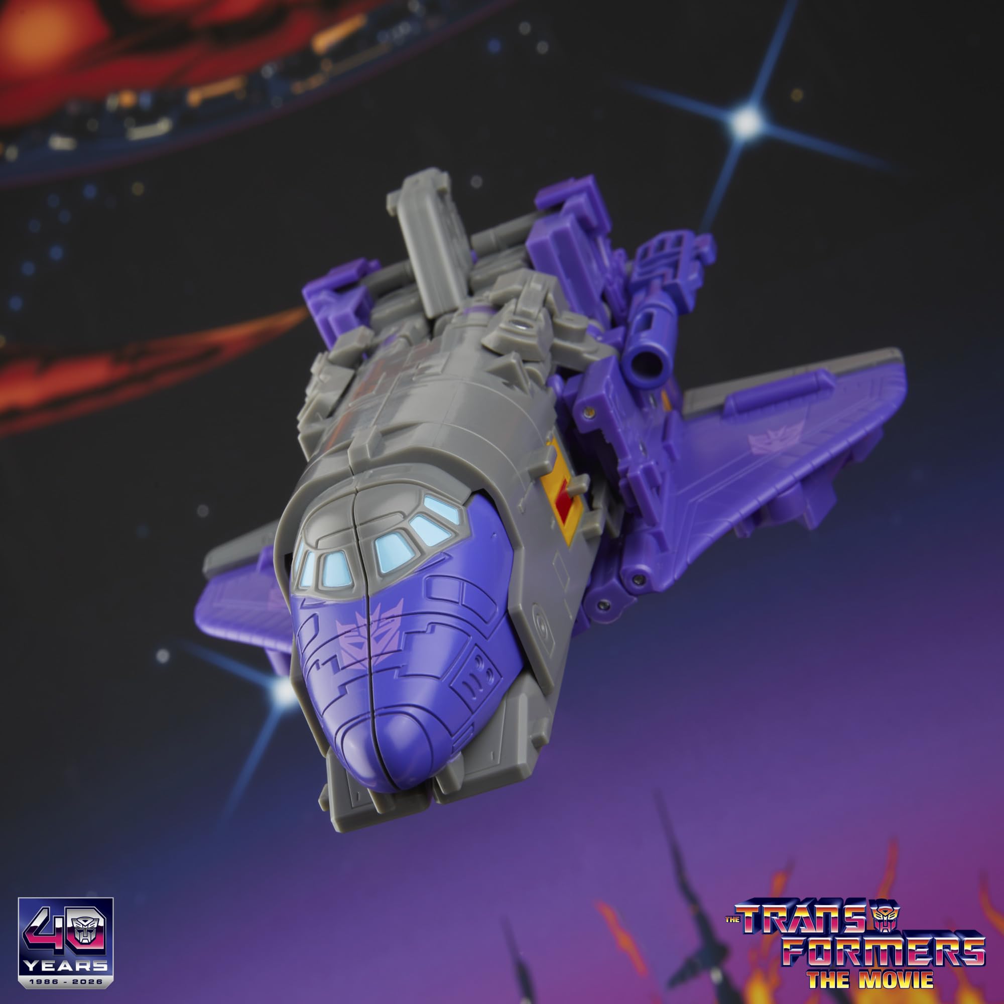 Astrotrain klasy Leader z kolekcji Transformers Studio Series z filmu "The Transformers: The Movie", 17-centymetrowa przekształcająca się figurka, zabawkowe roboty dla dzieci w wieku od 8 lat | Transformers Studio Series 20.3 cm figurka klasy lidera (2026