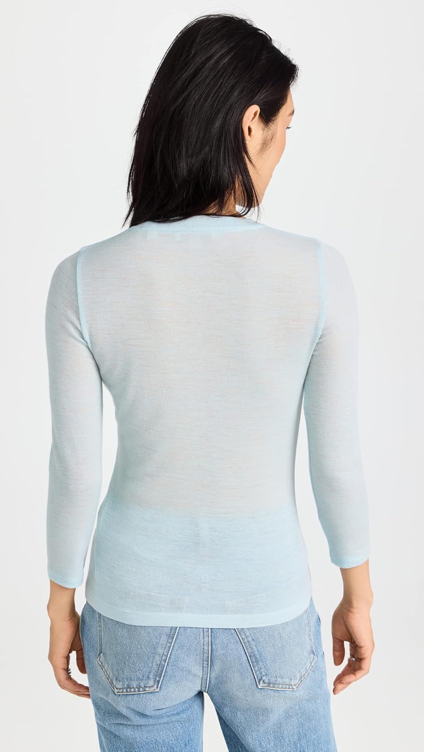 Vince Womens 3/4 Sleeve Crew - Image 4