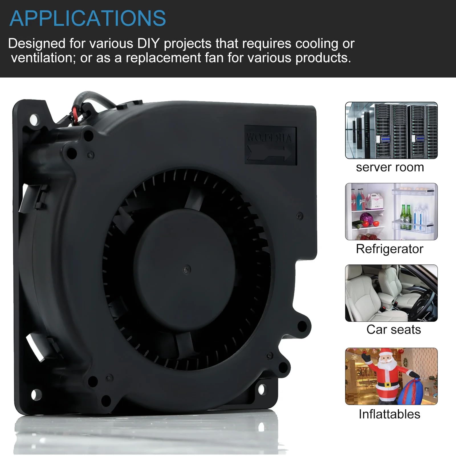 DHRUVPRO 12V DC Blower Fan with Speed Controller -3 DHRUVPRO 12V DC Blower Fan with Speed Controller -3