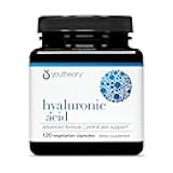 Youtheory Hyaluronic Acid Advanced Formula - Joint Support Supplement with Boswellia Extract* - Skin Health Supplement - Dairy, Soy & Gluten Free - 120 Vegetarian Capsules