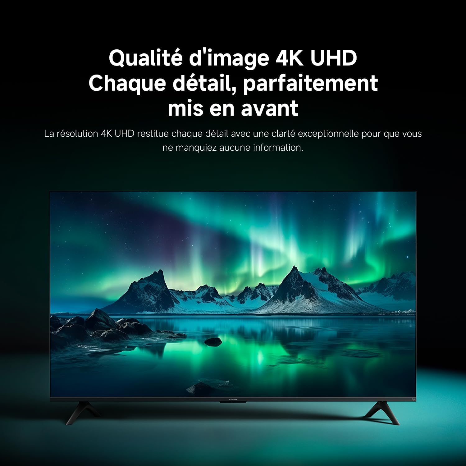 smart tv xiaomi 4k – vue détaillée