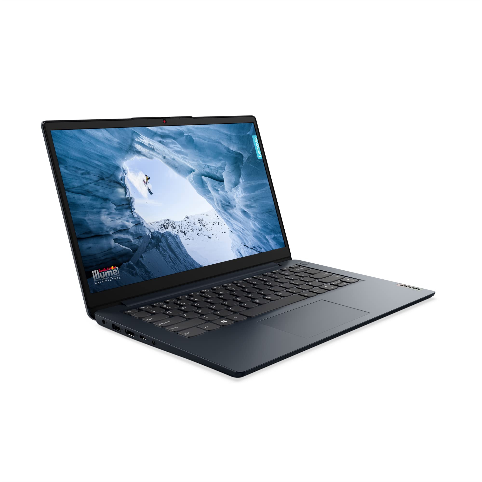 Lenovo IdeaPad 1 Ordinateur portable 1,5 kg, écran FHD 15,6" - (Intel Celeron N4020, carte graphique intégrée, RAM 4 Go, SSD 128 Go, WiFi 6, Windows 11, Microsoft 365) - Abyss Blue