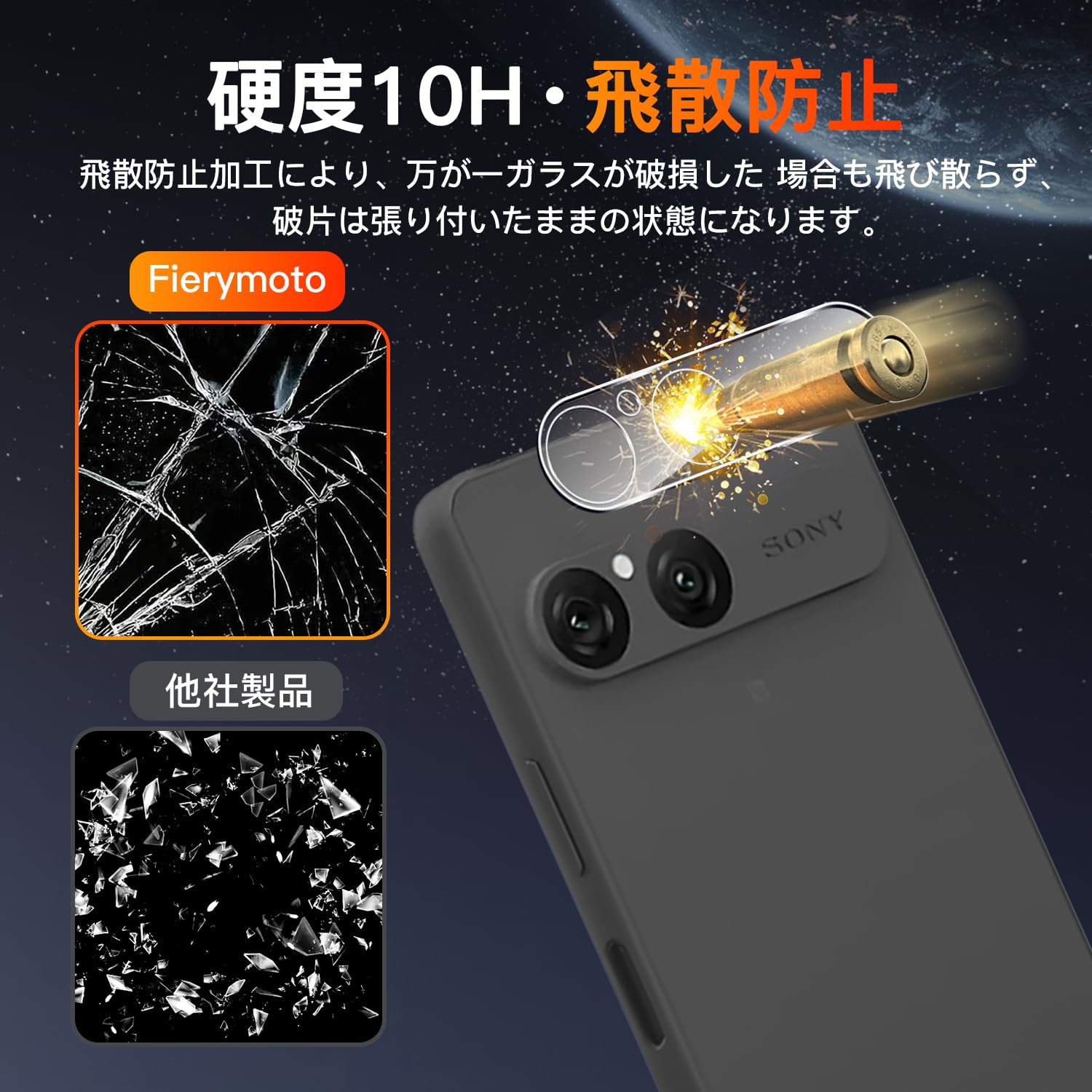 Amazon | 用 Xperia 10 VII SO-52F / SOG16 カメラフィルム カバー【2