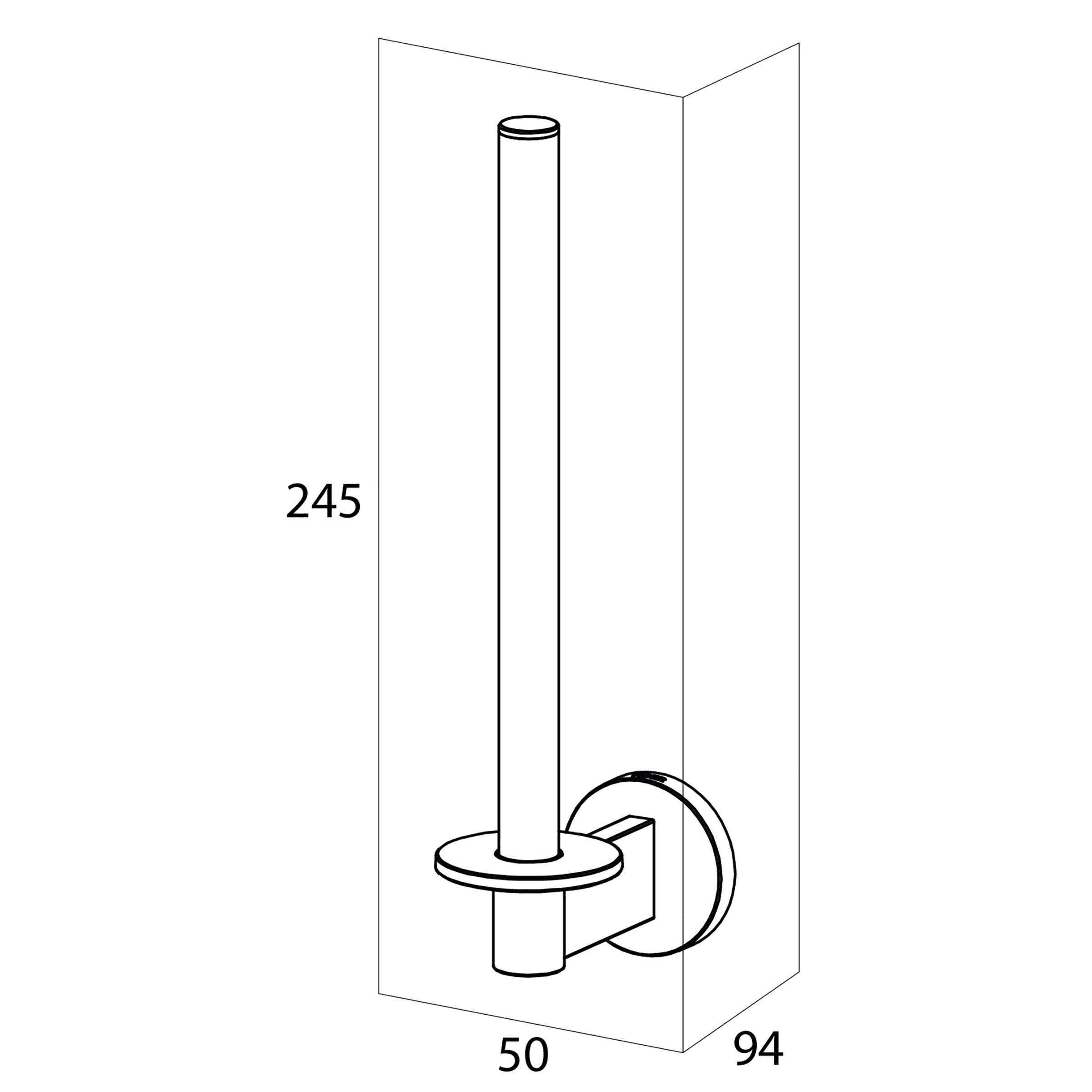 Tiger Pleeboy Porte-papier Toilette De Réserve Inox Poli