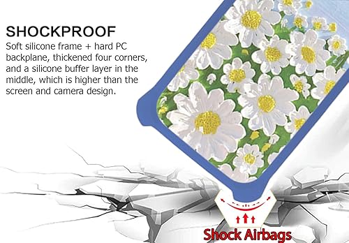 Miniatura 2 de Case Compatible with Celular Kalley Element 5+Plus Phone Case Cover [with Tempered Glass Screen Protector][Hard PC + Soft Silicone][Ring Support]