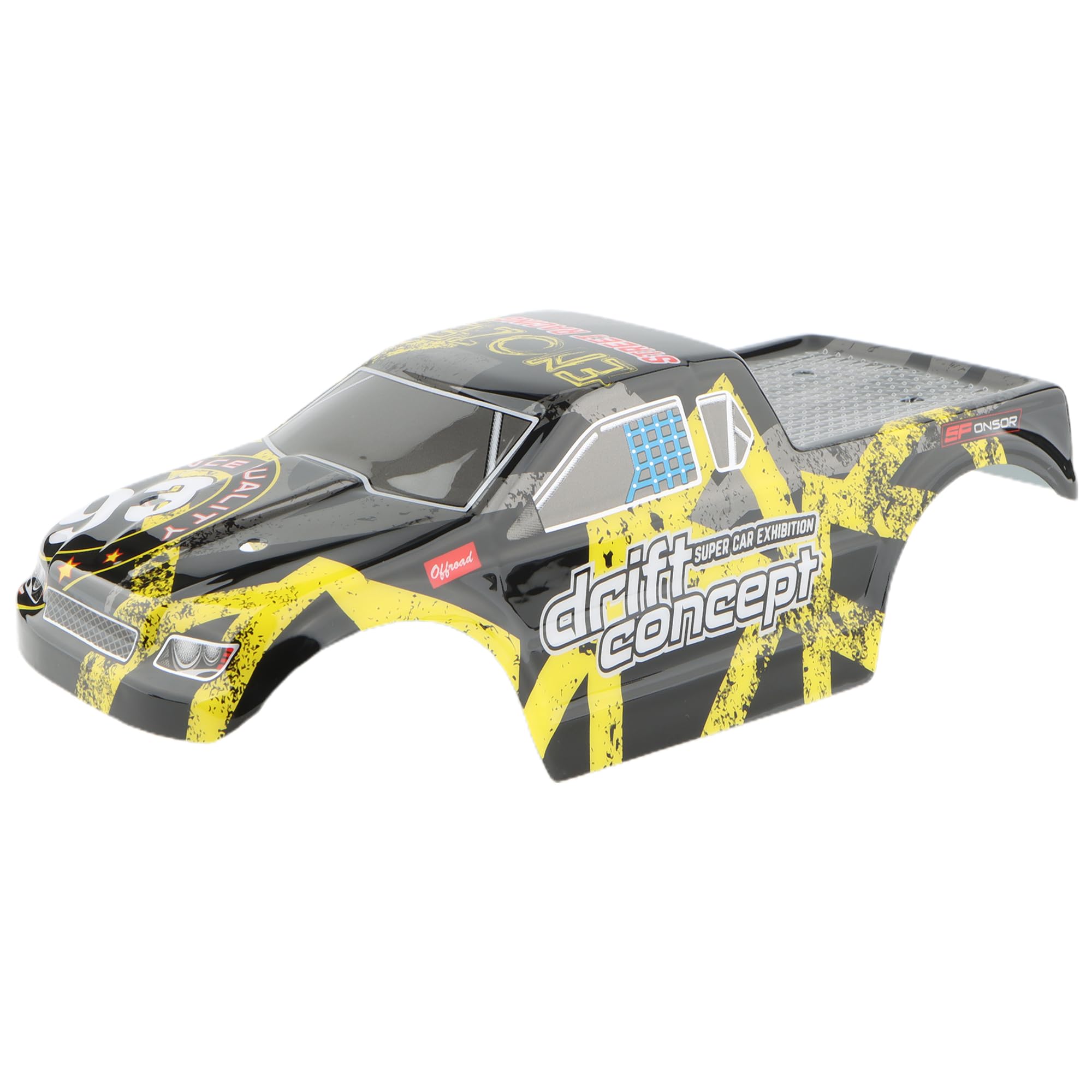 GDOOL 9300E RC Car Yellow Shell Body Cover PX9300-23 Accessories Spare Parts for 9300 9300E 1:18 RC Monster Trucks Vehicle