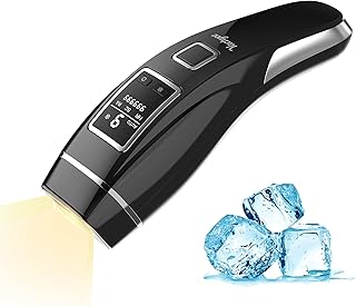 Laser Hair Removal Device with Ice Cooling Care Function IPL Permanent for Women and Men Hair Removal at-Home Upgraded to 999,999 Flashes for Face Armpits Legs Arms Bikini Line