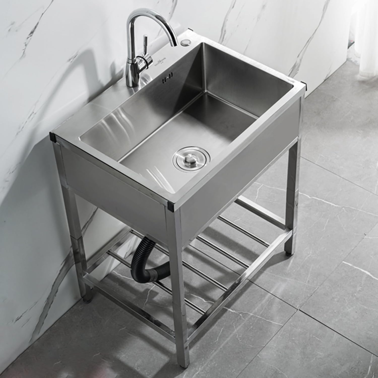 Outdoor Sink Station with Hose hook up,Portable Sink for