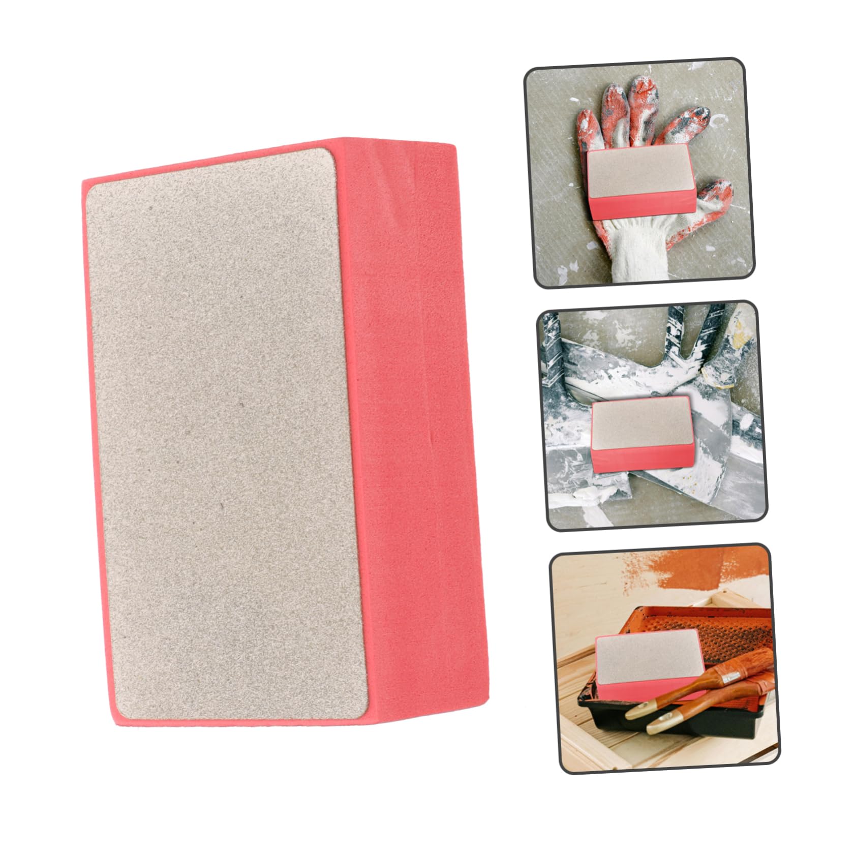 VILLCASE 5 Pièces Coupe-bordure De Carrelage Béton Affûtage Forme Grincer Sable Tuile Ponçage Patins Pour Poncer Les Carreaux Pierre à Poncer Bloc De Meulage De Papier De Verre Diamant