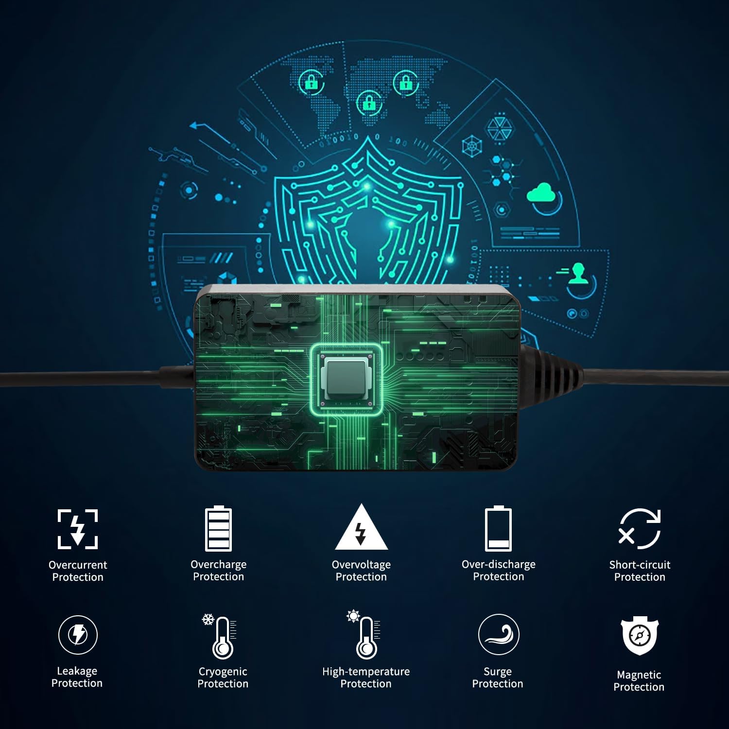 HSXIRQA 12V/24V 100W Car Laptop Charger USB C for Lenovo Thinkpad MacBook HP Dell Acer Asus,Google,MSI, LG, Samsung,Huawei,Surface pro 9 8, Razer, Chromebook, ROG Ally, Steam Deck All Type-C Devices - Image 3