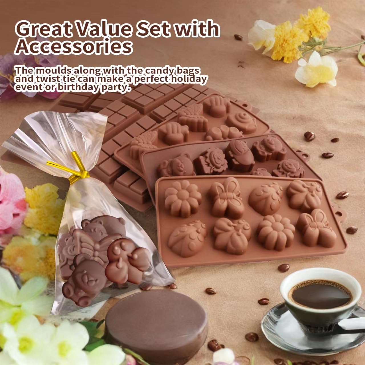 10 pezzi Formine per Biscotti Orsetto, Coppapasta, Stampi per Biscotti Forma di Orsacchiotto, Stampi Biscotti Metallo Candy Torta Cutter Fondente DIY Pasticceria Accessori