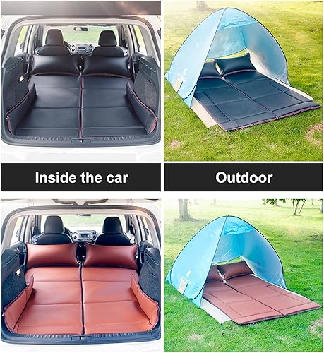 Miniatura 7 de Colchón no inflable para SUV, almohadilla para dormir para acampar o tienda de campaña, con almohada inflable utilizada para asiento trasero de