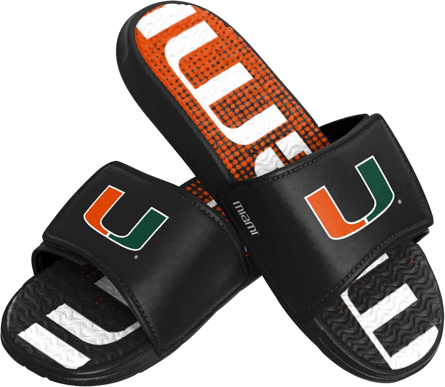 FOCO Men's NFL Team Logo Sport Shower Foam Slide Flip Flop Sandals