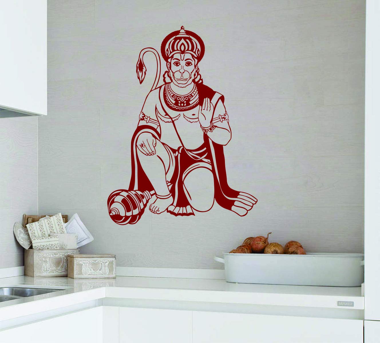 See full amazon price history chart for Decor Villa Jai Jai Hanuman Wall Sticker & Decal (PVC Vinyl,Size -58 cm x 66 cm) Decor Villa Jai Jai Hanuman Wall Sticker & Decal (PVC Vinyl,Size -58 cm x 66 cm) (B01HQ7KBWG) Amazon Price History, Amazon Price Tracker