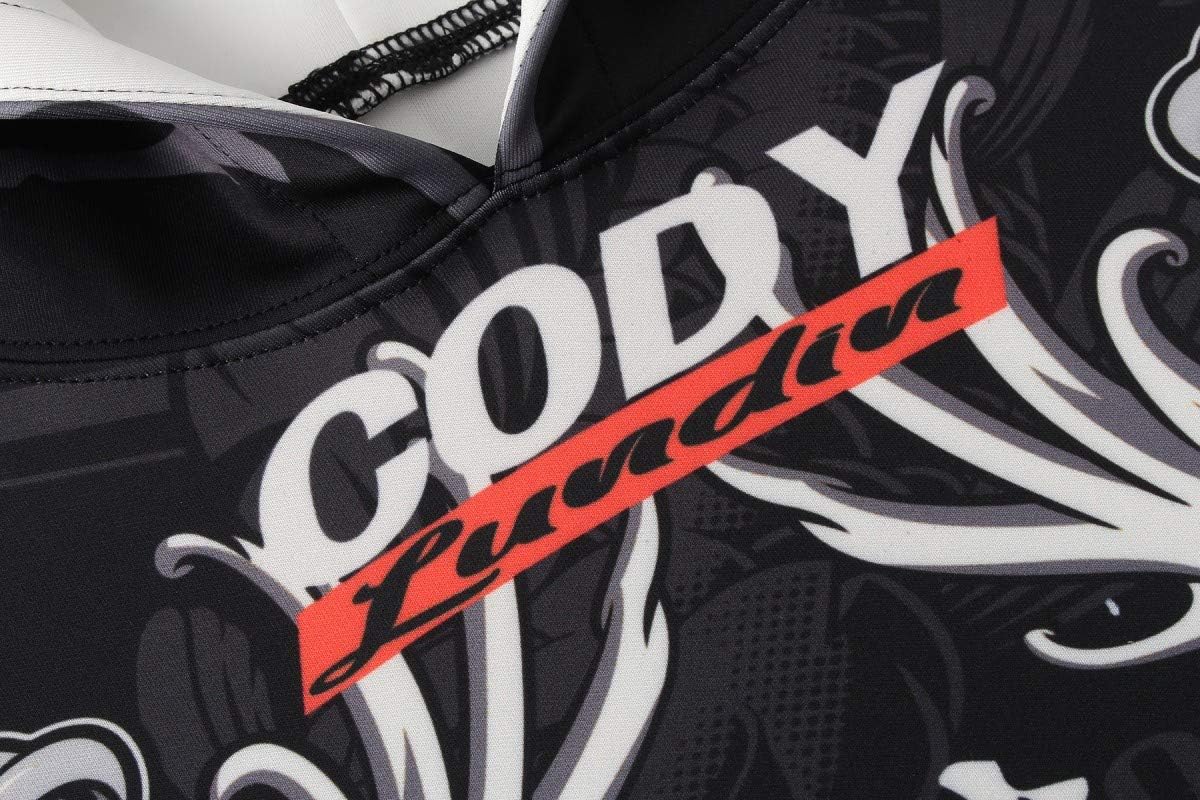 Red Plume Men’s Pullover Digital Printing Hooded Sweatshirt/Men’s Cool Pullover Hoodie for Sports& Fitness