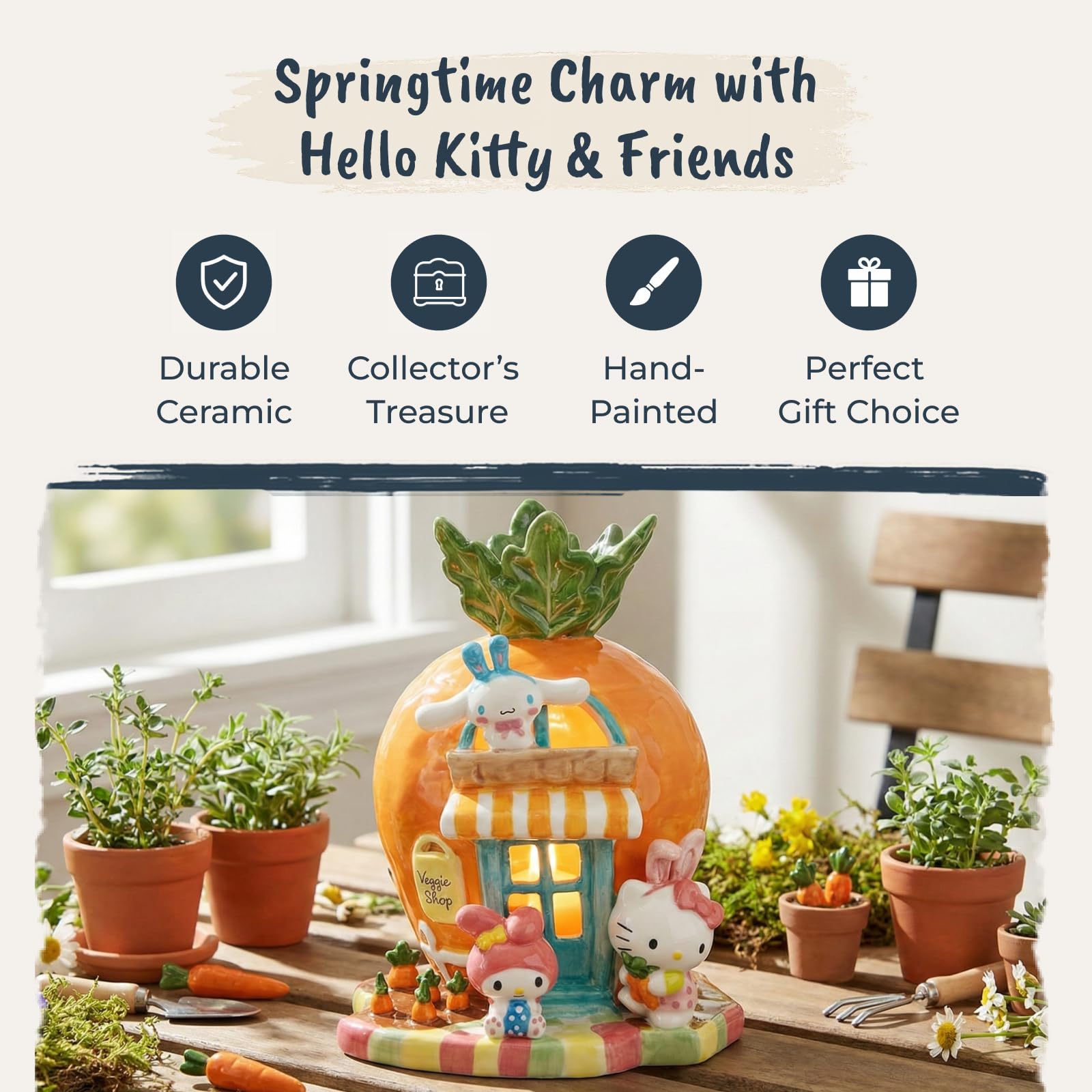 Amazon.com: Blue Sky Clayworks Hello Kitty and Friends Carrot